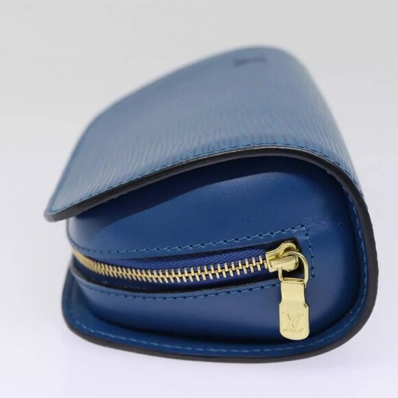 LOUIS VUITTON Epi Dauphine PM Pouch Blue - Picture 5 of 16